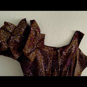 New Formal Authentic Ankara Dress from Ghana!